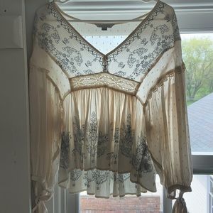 Embroidered American Eagle top